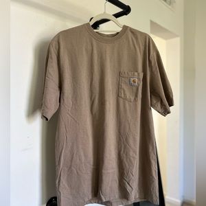 CARHARTT TEE TAN LARGE (TALL)